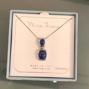 Lapis Sterling Silver Necklace